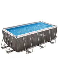 Piscina di ricambio rettangolare Power Steel 412x201x122 cm